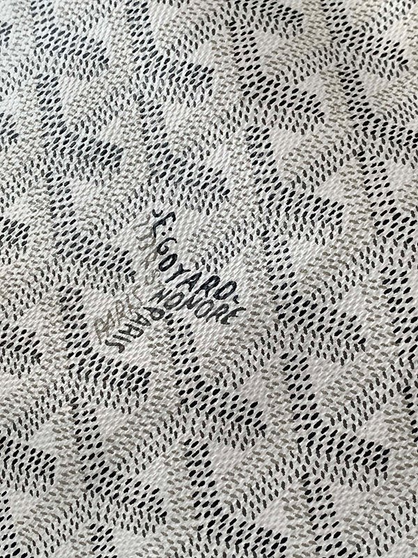 고야드 콘티 파우치/ 화이트