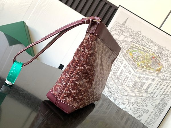 고야드 콘티 파우치/ 버건디