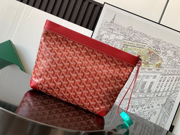 고야드 콘티 파우치/ 레드