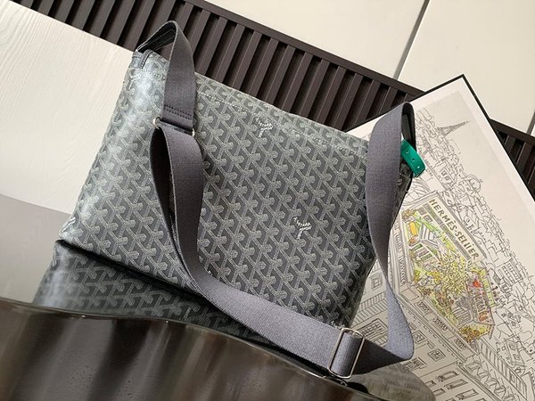 고야드 카페티엔 메신저 백 MM/ 그레이