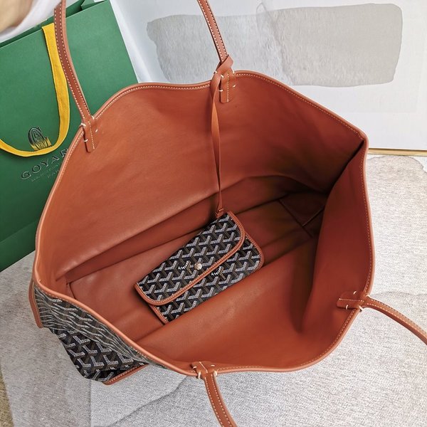 고야드 앙주 백 GM/ 블랙블랙탄