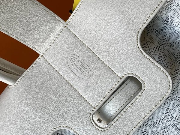 고야드 카바스 사이공 토트 백/ 화이트