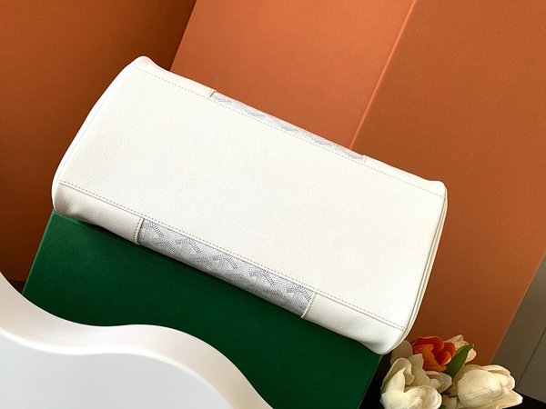 고야드 카바스 사이공 토트 백/ 화이트