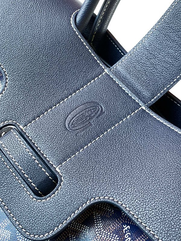 고야드 카바스 사이공 토트 백/ 네이비