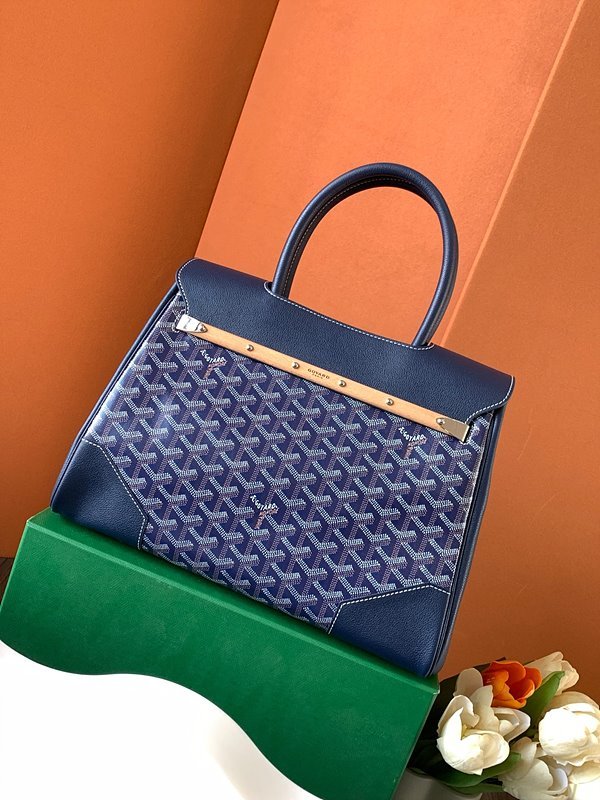 고야드 카바스 사이공 토트 백/ 네이비