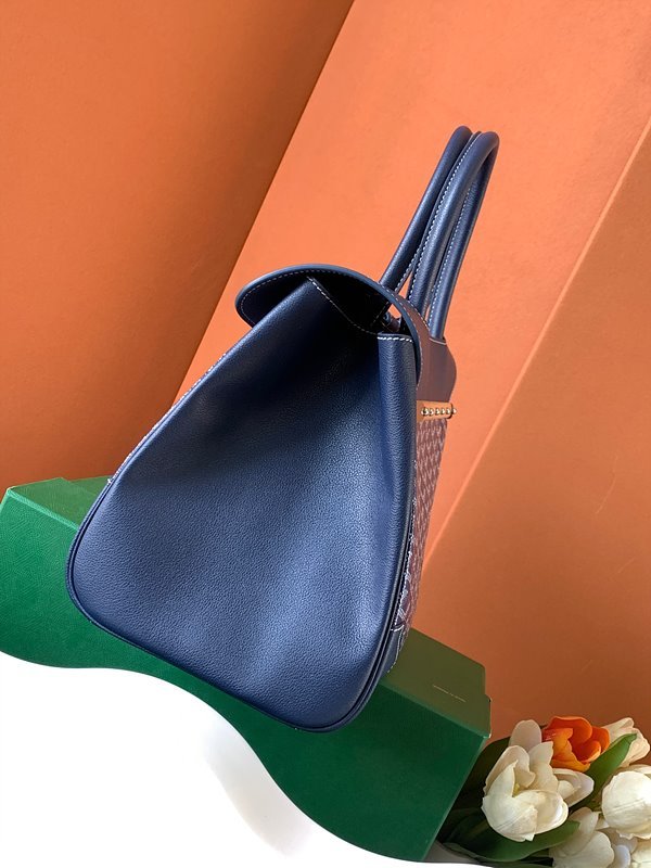 고야드 카바스 사이공 토트 백/ 네이비