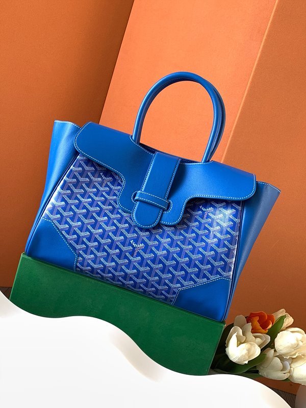 고야드 카바스 사이공 토트 백/ 스카이블루