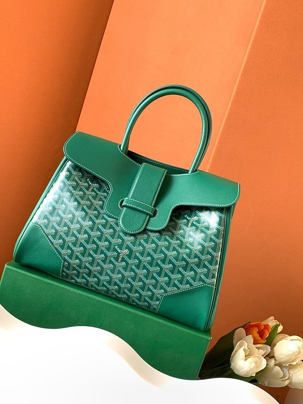 고야드 카바스 사이공 토트 백/ 그린