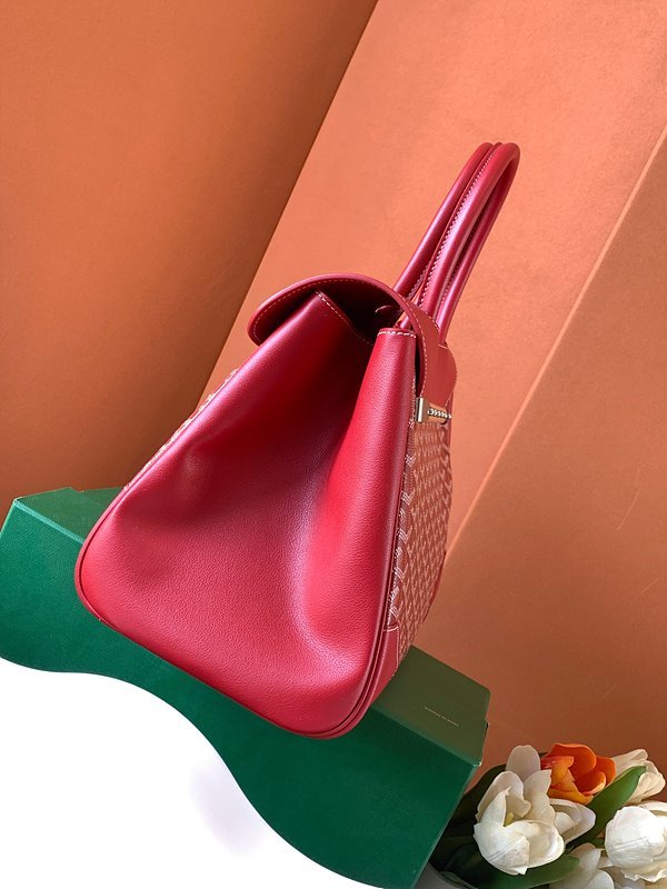 고야드 카바스 사이공 토트 백/ 레드