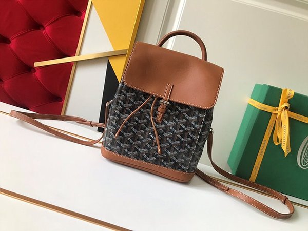 고야드 알팡 백팩 미니/ 블랙블랙탄 [매장가 450만원대]