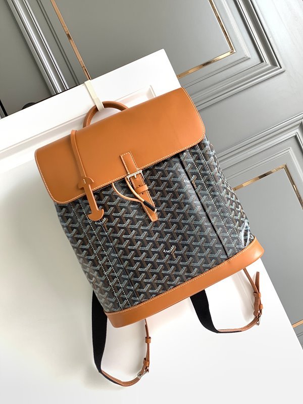 고야드 알팡 백팩 MM / 블랙블랙탄 [매장가 880만원대]