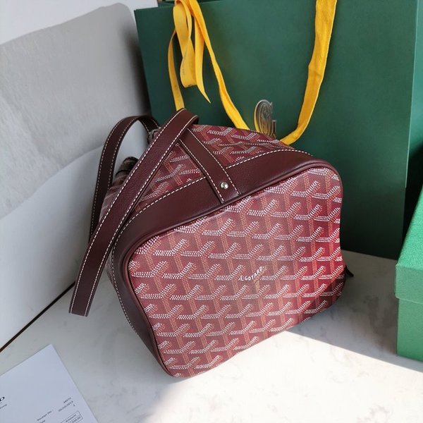 고야드 쁘띠 플로 버킷 백 / 버건디