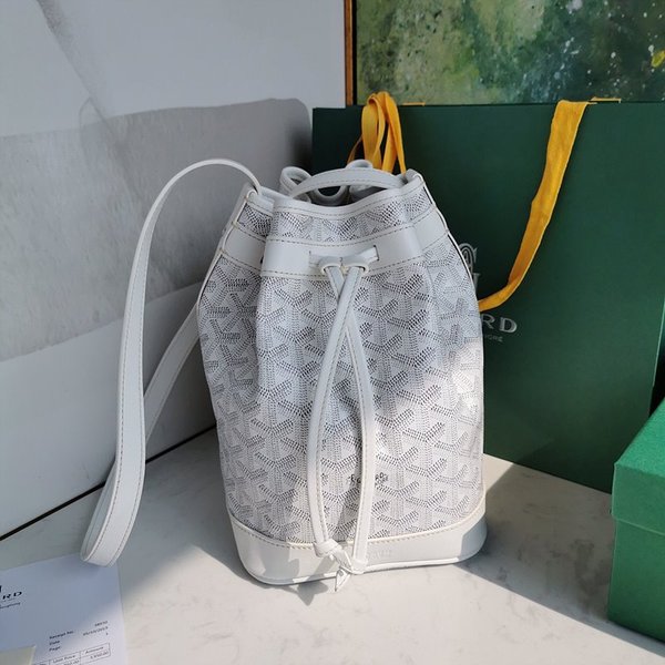 고야드 쁘띠 플로 버킷 백 / 화이트