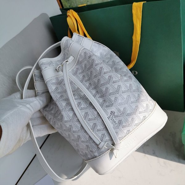 고야드 쁘띠 플로 버킷 백 / 화이트