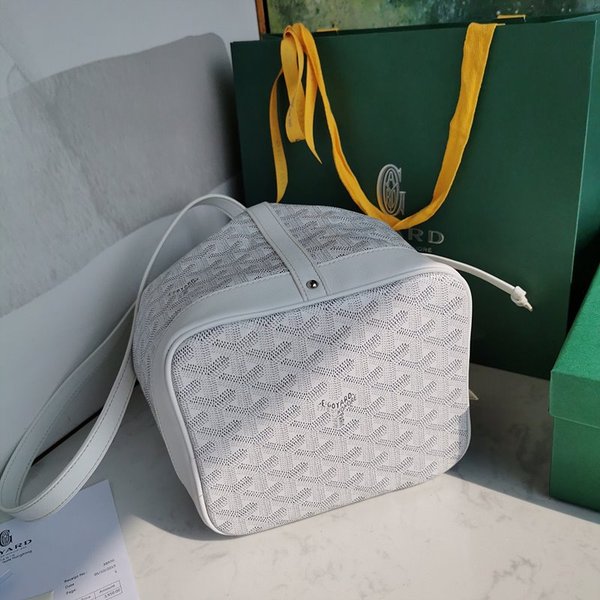 고야드 쁘띠 플로 버킷 백 / 화이트