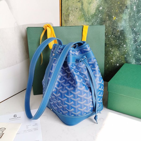 고야드 쁘띠 플로 버킷 백 / 스카이블루