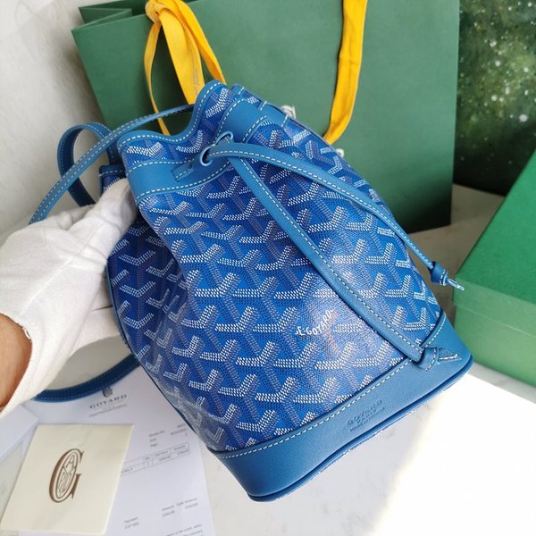 고야드 쁘띠 플로 버킷 백 / 스카이블루