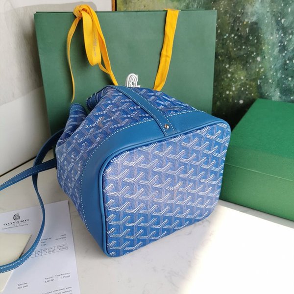 고야드 쁘띠 플로 버킷 백 / 스카이블루