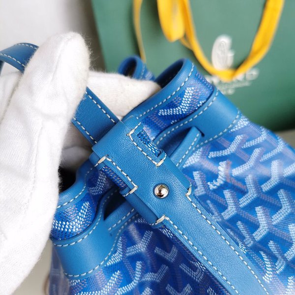 고야드 쁘띠 플로 버킷 백 / 스카이블루