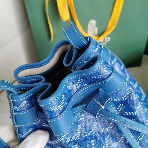 고야드 쁘띠 플로 버킷 백 / 스카이블루