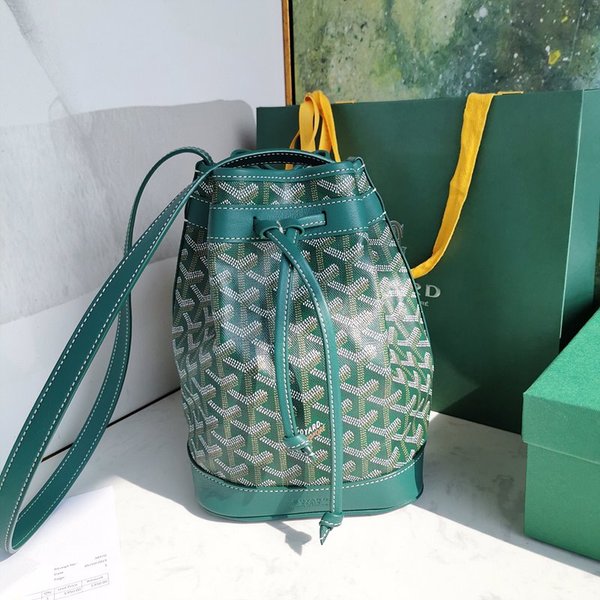 고야드 쁘띠 플로 버킷 백 / 그린