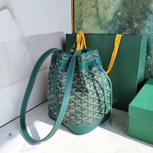 고야드 쁘띠 플로 버킷 백 / 그린