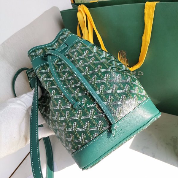 고야드 쁘띠 플로 버킷 백 / 그린