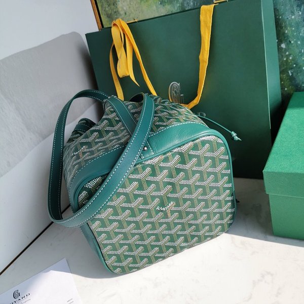 고야드 쁘띠 플로 버킷 백 / 그린