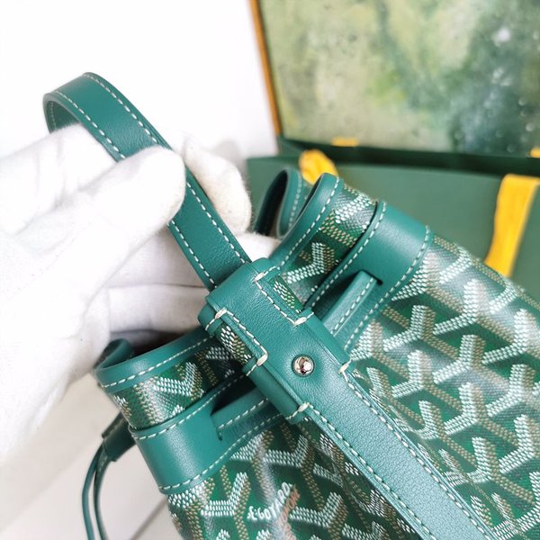 고야드 쁘띠 플로 버킷 백 / 그린