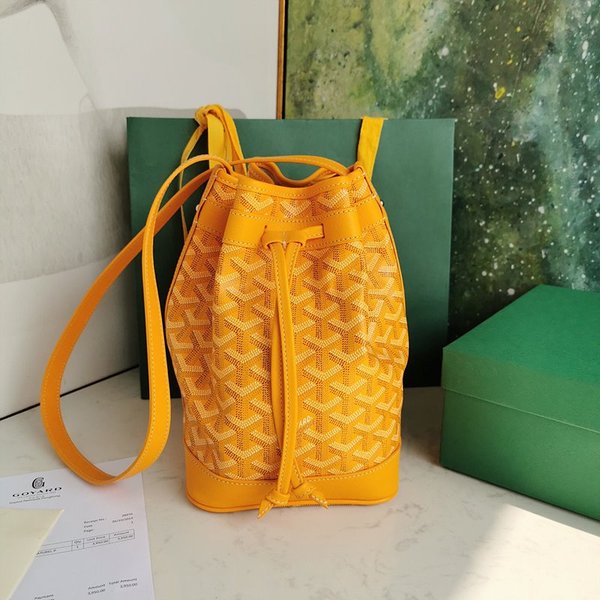 고야드 쁘띠 플로 버킷 백 / 옐로우