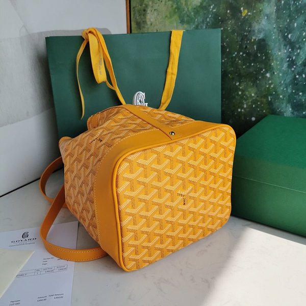 고야드 쁘띠 플로 버킷 백 / 옐로우