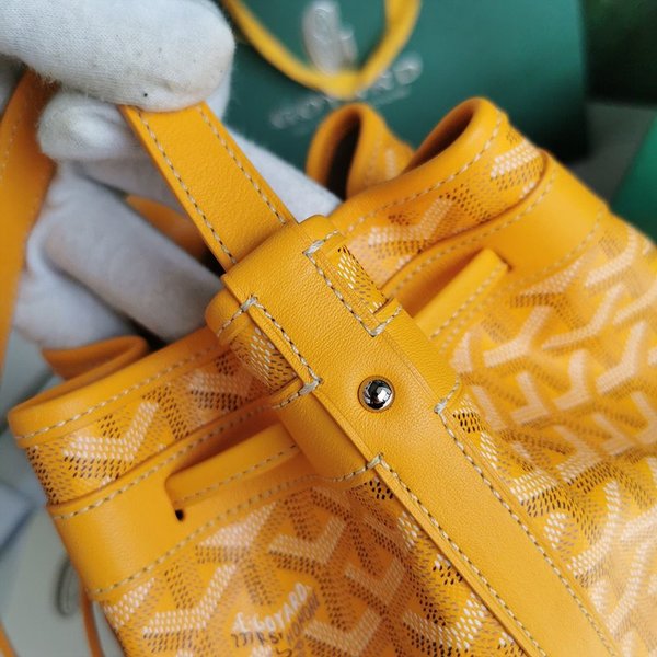 고야드 쁘띠 플로 버킷 백 / 옐로우