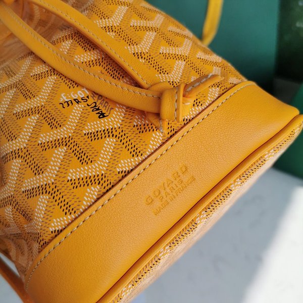 고야드 쁘띠 플로 버킷 백 / 옐로우