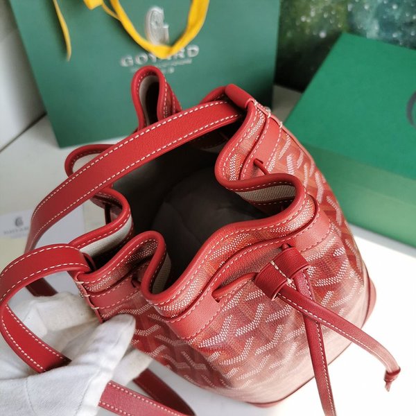 고야드 쁘띠 플로 버킷 백 / 레드