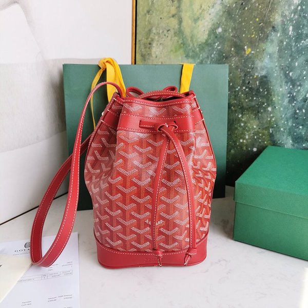 고야드 쁘띠 플로 버킷 백 / 레드