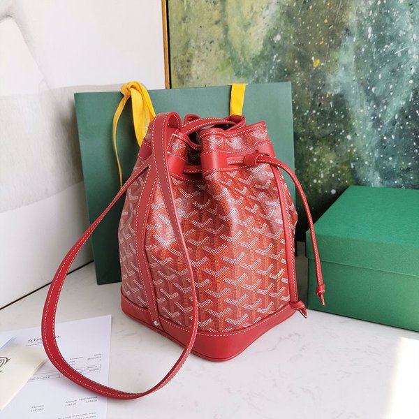 고야드 쁘띠 플로 버킷 백 / 레드