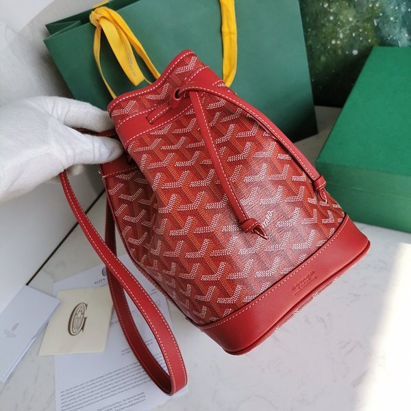 고야드 쁘띠 플로 버킷 백 / 레드