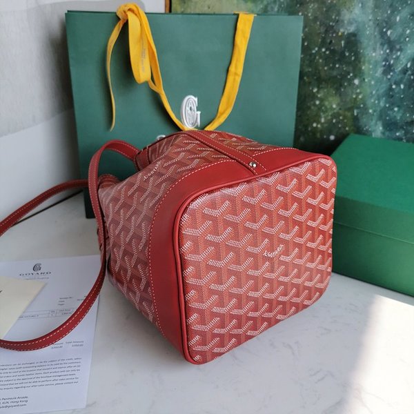 고야드 쁘띠 플로 버킷 백 / 레드