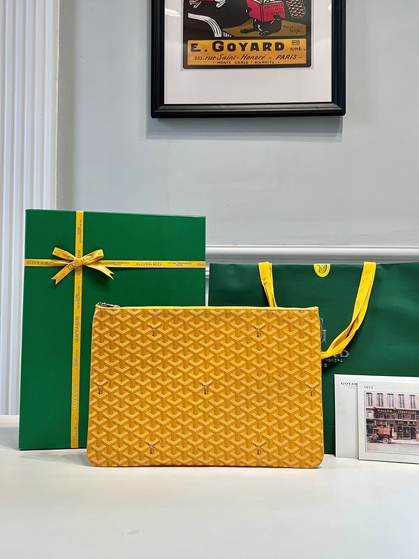 고야드 세나 클러치 GM / 옐로우