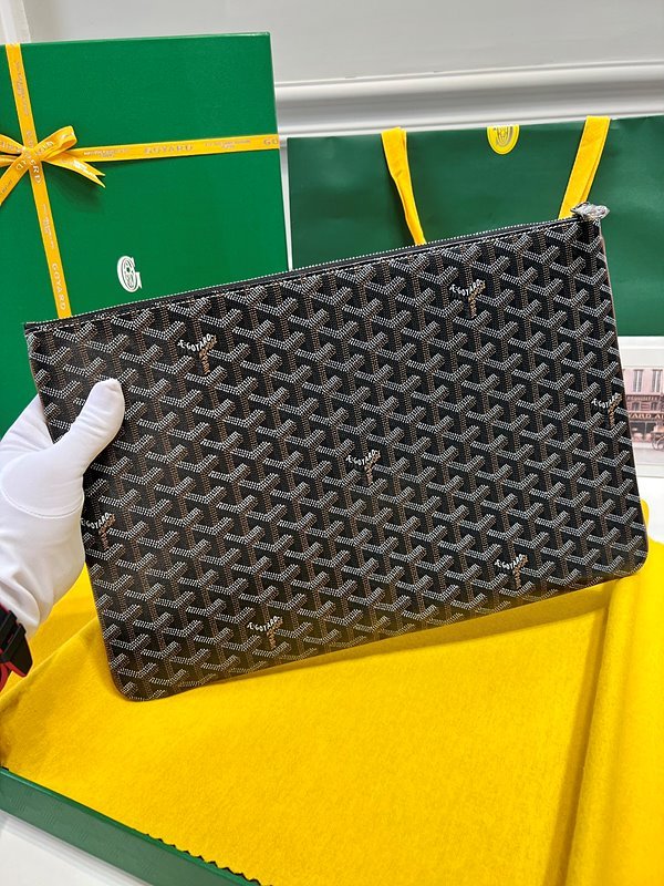 고야드 세나 클러치 GM / 블랙블랙탄