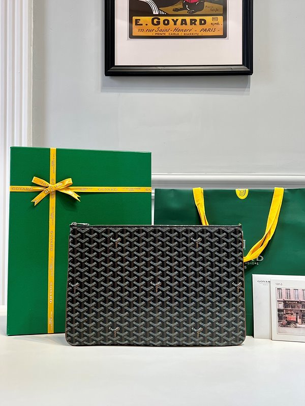 고야드 세나 클러치 GM / 블랙블랙탄