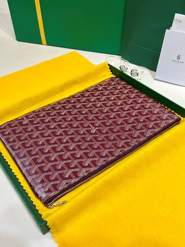 고야드 세나 클러치 MM / 버건디