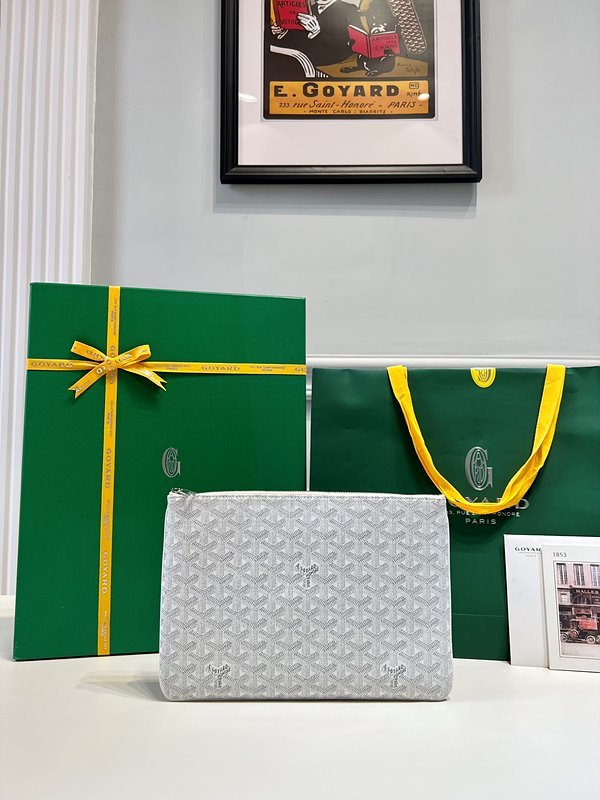 고야드 세나 클러치 MM / 화이트