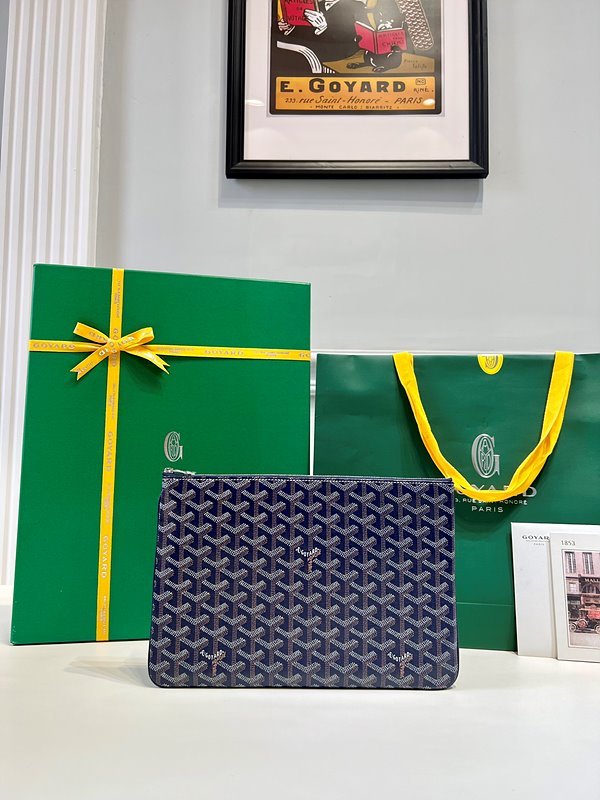 고야드 세나 클러치 MM / 네이비