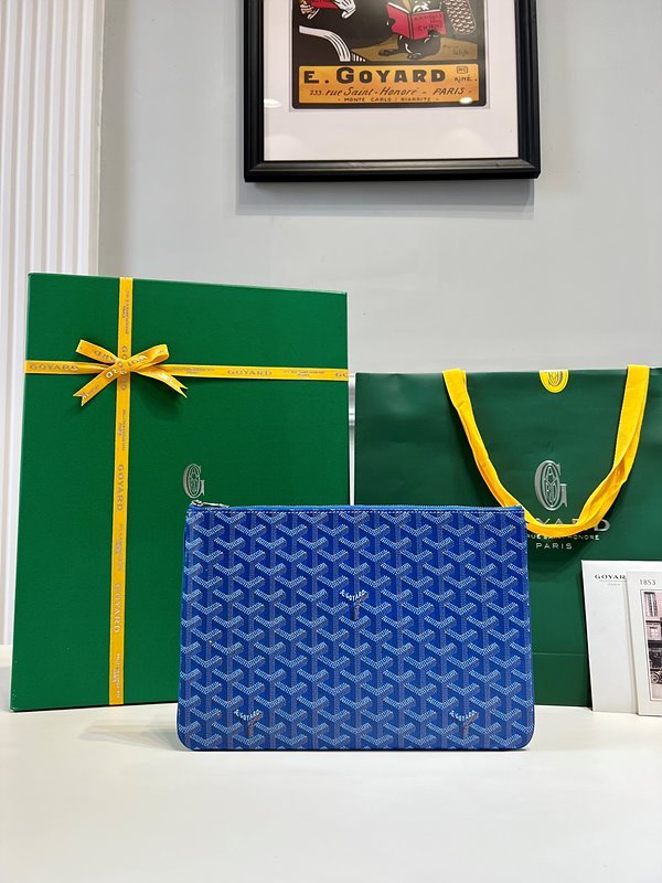 고야드 세나 클러치 MM / 스카이블루