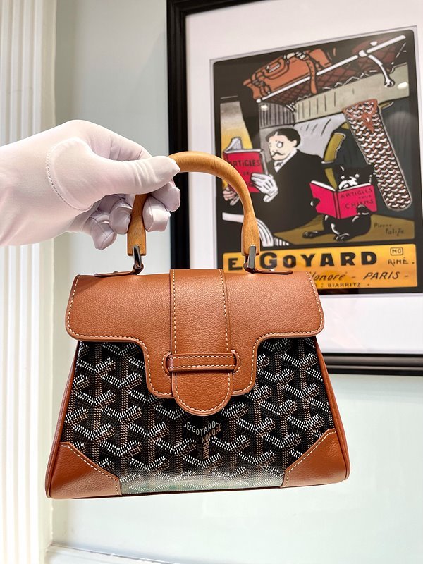 고야드 소프트 사이공 백 mini / 블랙블랙탄