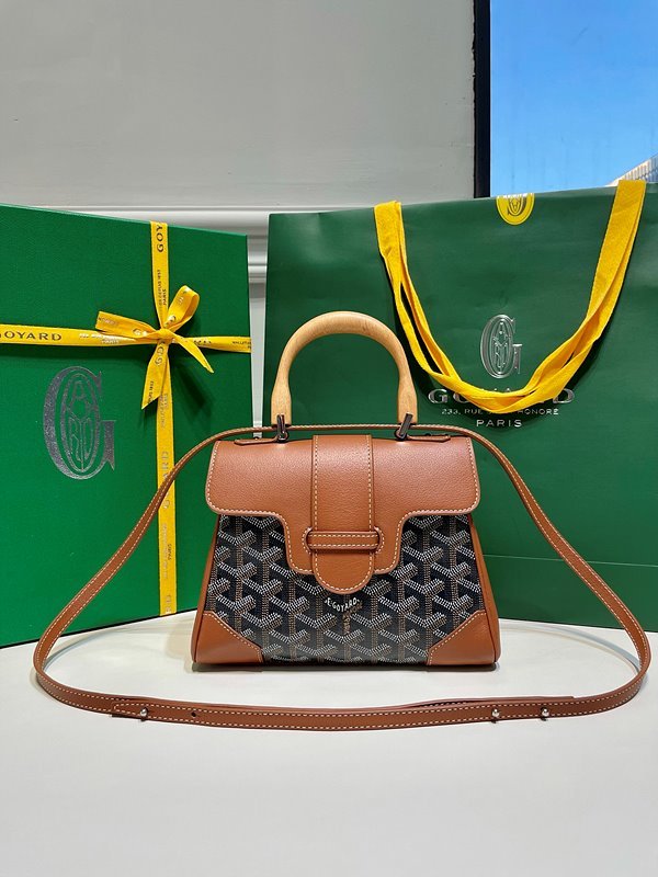 고야드 소프트 사이공 백 mini / 블랙블랙탄