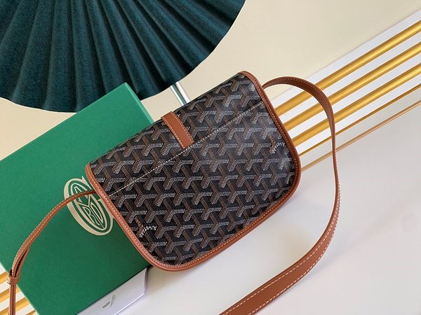 고야드 벨베데르 백 PM / 블랙블랙탄