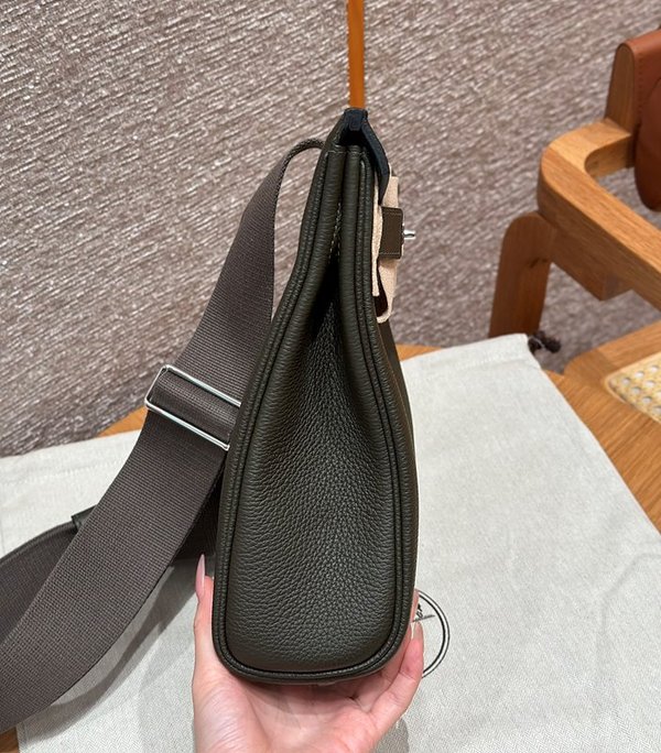 [하이엔드급] 에르메스 핵아도스 PM Togo & Vert gris [매장가 1500만원대]