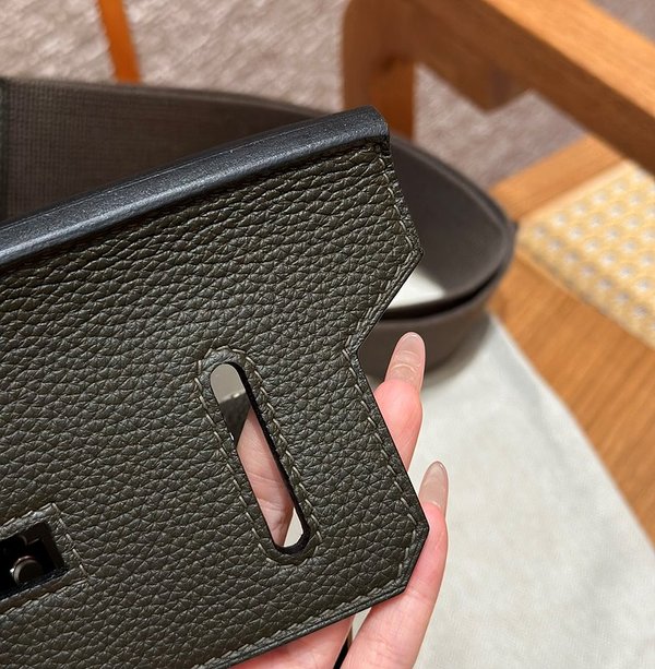 [하이엔드급] 에르메스 핵아도스 PM Togo & Vert gris [매장가 1500만원대]